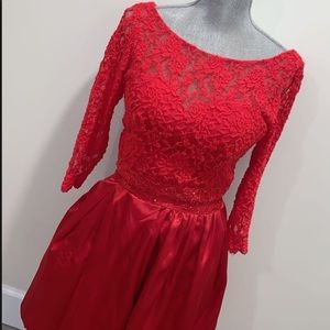 Two piece formal short dress